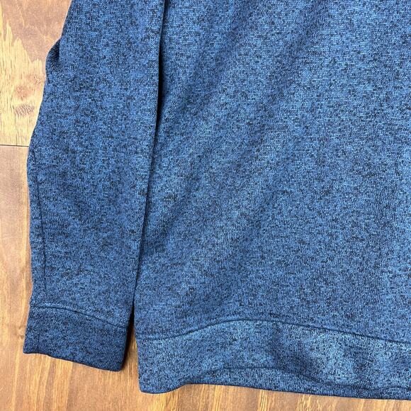 Eddie Bauer Mens Sweatshirt Blue Radiator Fleece Snap Mock Neck Long Sleeve L - Picture 3 of 13
